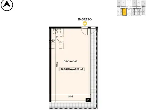 Venta oficina Funes centro
