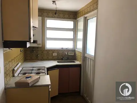 Departamento 2 ambientes con 1 baño