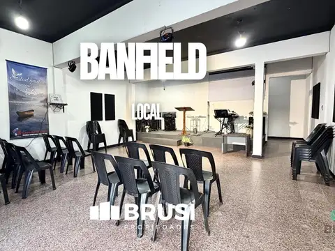 LOCAL EN VENTA y ALQUILER EN BANFIELD OESTE SOBRE AV. HIPOLITO YRIGOYEN