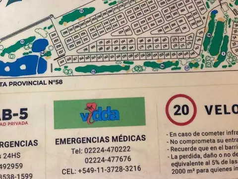 Terreno en Venta en Fincas de San Vicente, Canning