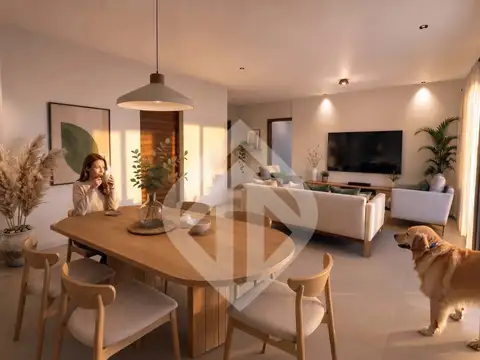 Casa 3 ambientes con 2 baños