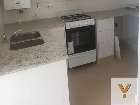 Departamento 2 ambientes con 2 baños