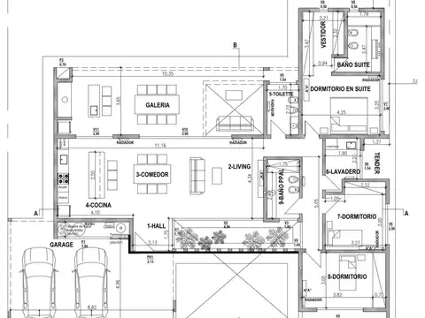 Casa 5 ambientes con 2 baños