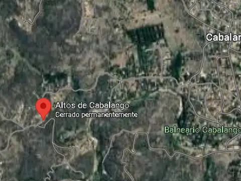 Venta de Terreno en Cabalango, Punilla, Sierras de Córdoba. Con bajada al río