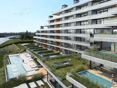 Departamento Monoambiente con 2 baños