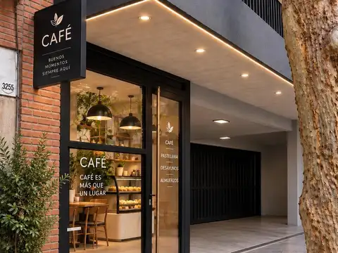 ALQUILER LOCAL A ESTRENAR APTO CAFE PALERMO CHICO