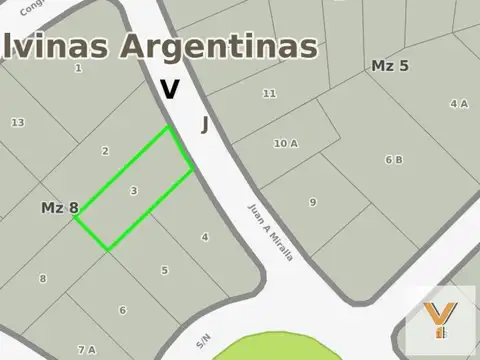 Terreno en Venta de 711,0 m2