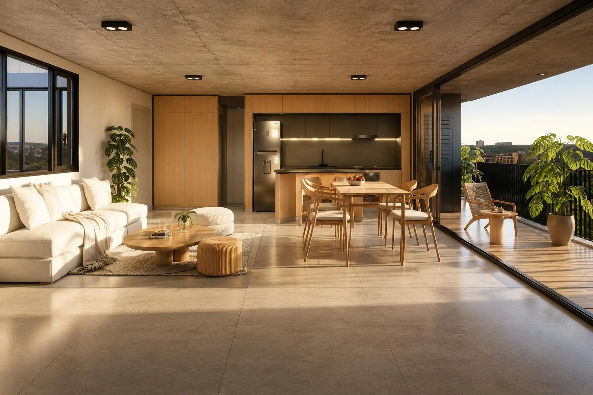 Depto 1 ambiente, 35m² con balcón — La Perla