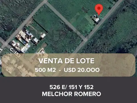Venta Lote Melchor Romero