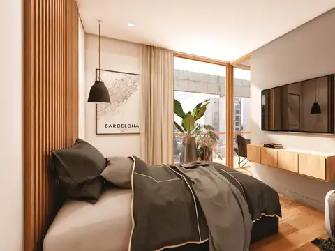 Departamento 2 ambientes con 1 baño