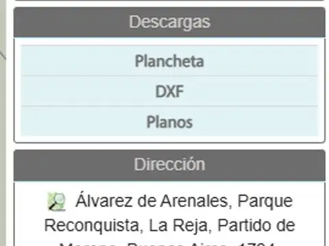 VENTA LOTE LA REJA 1.800 m.2 ZONA QUINTAS