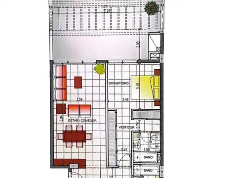 Departamento en Alquiler de 2 dormitorios