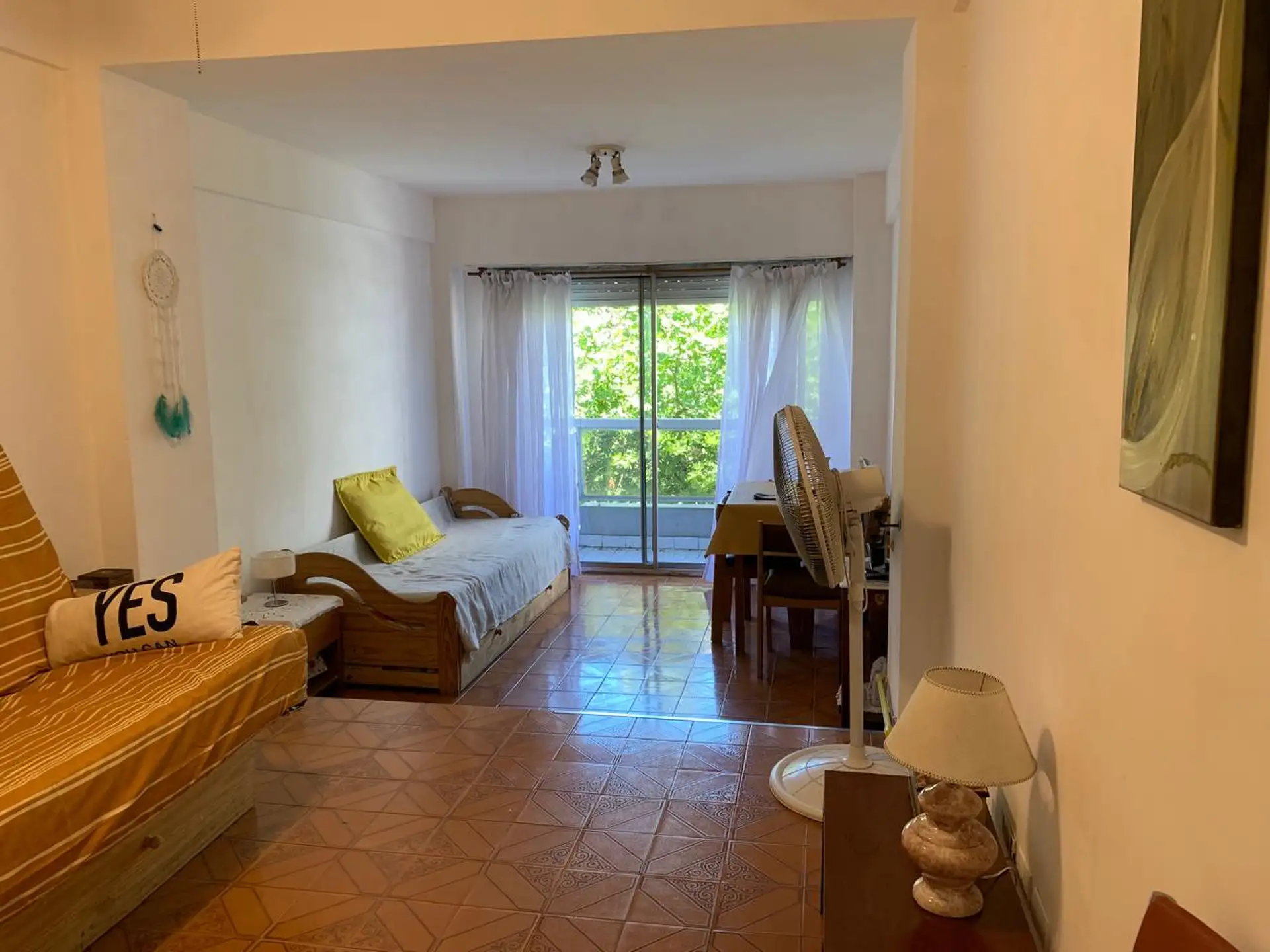 Monoambiente de 35m² totales al frente con balcón