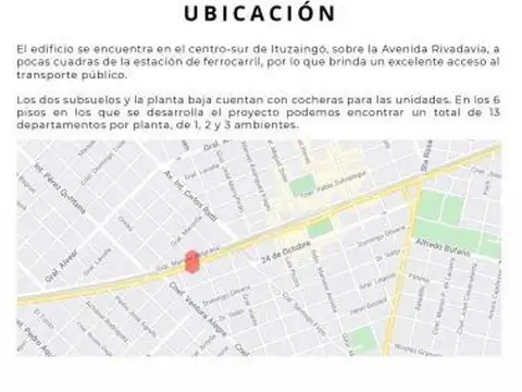 Departamento en Venta de Monoambiente