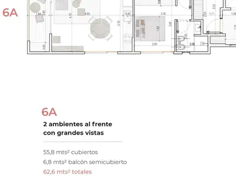 Departamento en Venta Apto profesional