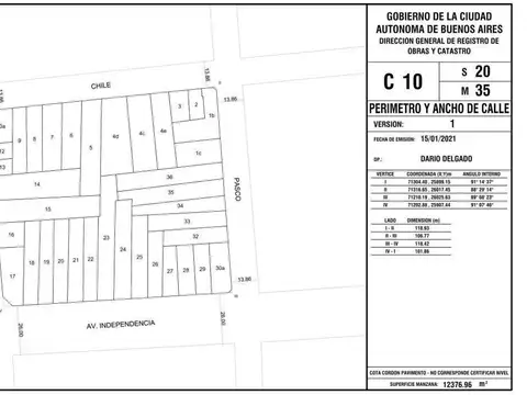 Imponente Lote de 8,66mts Fte.x51,62mts+Martillo.Corr.Medio.