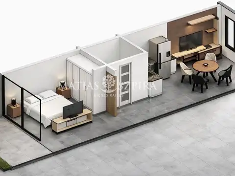 Departamento en Venta de 1 dormitorio