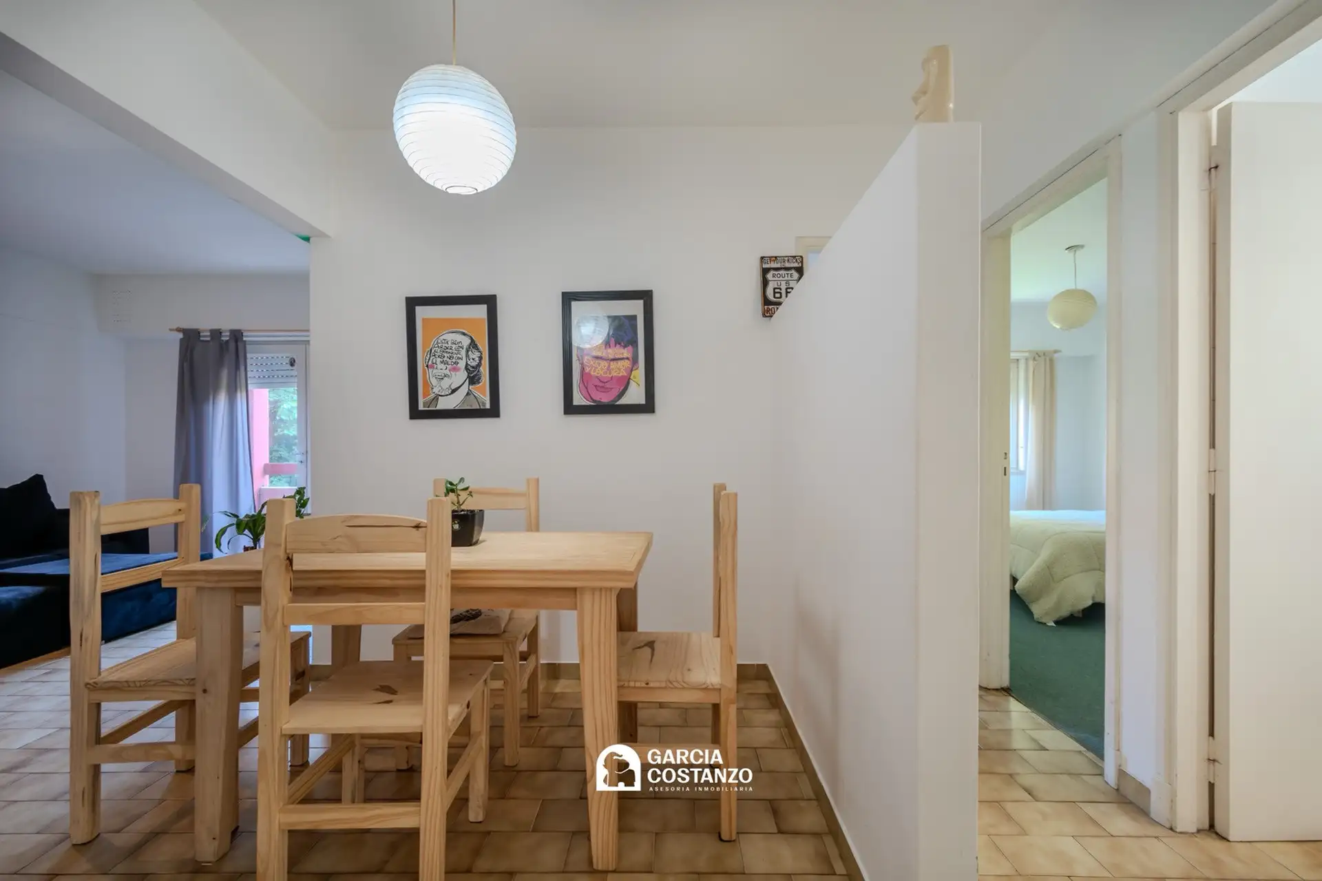 Departamento 3 amb, 70m² con balcón — José Ingenieros