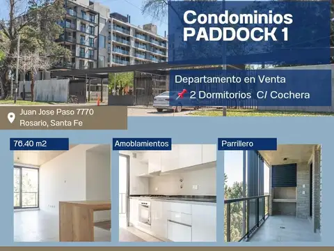 Venta departamento 2 dormitorio cochera Fisherton 