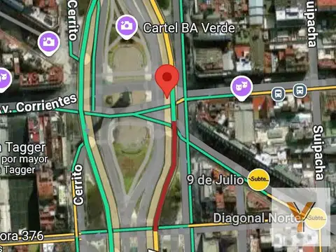Montevideo e/ Avenida Corrientes y Sarmiento