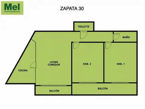 Zapata 100, Piso 6
