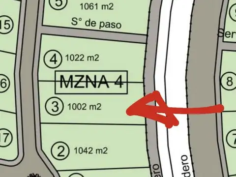 Terreno en Venta en Santa Fe, USD 65.000