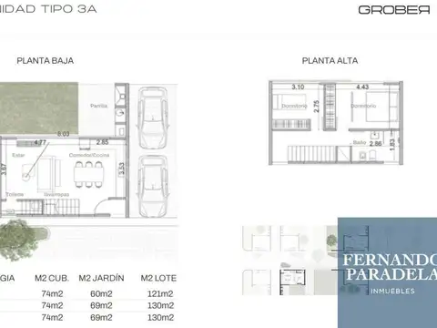 Casa en Venta con 2 cocheras
