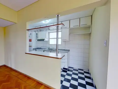 Departamento 2 ambientes con 1 baño
