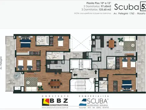 Departamento 2 ambientes con 1 baño