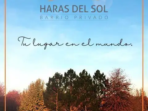 VJO. Venta de lote en barrio Haras del Sol, Pilar