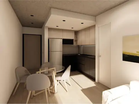 Departamento 2 ambientes con 1 baño