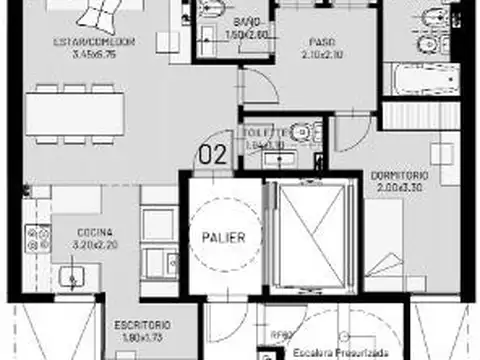 Departamento en Venta de 4 ambientes