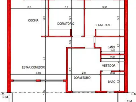 Departamento en Venta en Villa Luzuriaga, USD 160.000