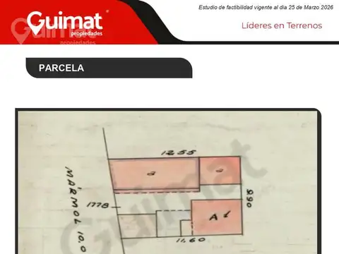 Terreno en Venta de 120,0 m2