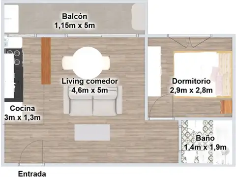 Departamento en Venta 55 años