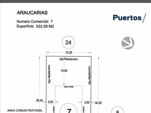 Terreno en Venta - Barrio Acacias - Puertos del Lago - Escobar