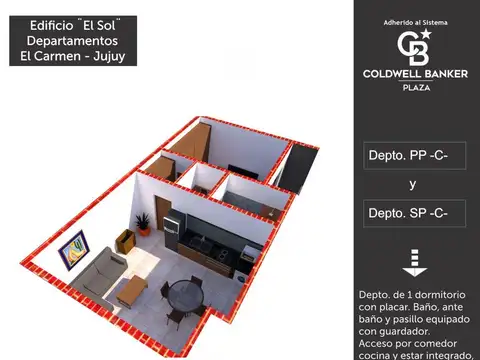 Departamento en Venta en El Carmen, USD 39.000