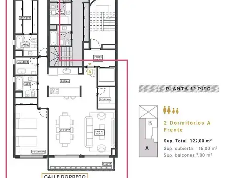 Departamento en Venta de 1 dormitorio