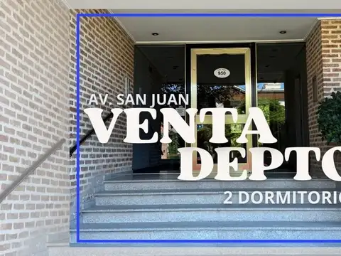 VENTA DPTO 2 DORMITORIOS SAN JUAN 950