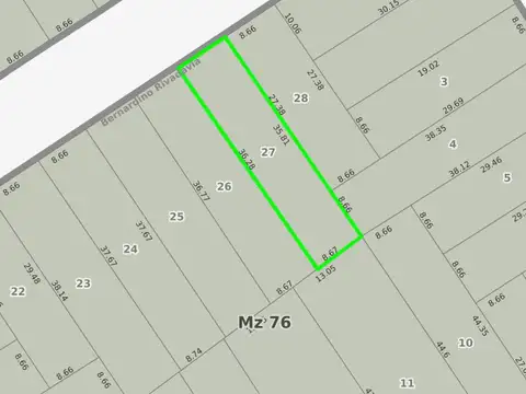 Terreno en Venta en Temperley, USD 125.000