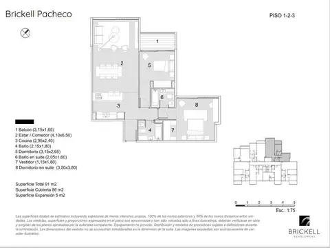 Departamento en Venta al Noreste