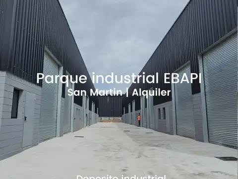 Alquier Deposito Industrial en Polo EBAPI de 390M2 sobre Au del Buen Ayre