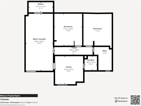Departamento en Venta de 3 ambientes