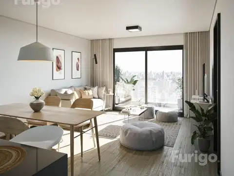 Emprendimiento en Luis Agote de 1 Dormitorios