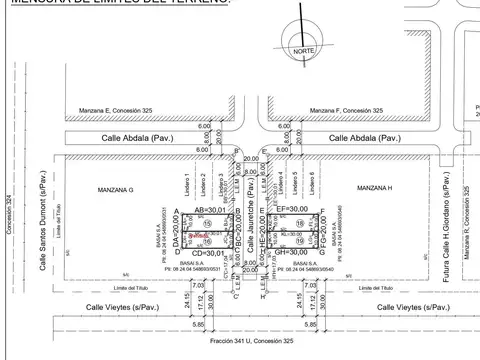 Terreno en Venta 10  mts Frente