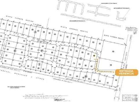 Terreno en Venta 25  mts Fondo