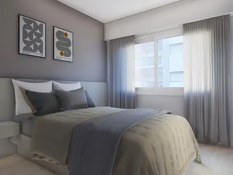 Departamento 2 ambientes con 1 baño