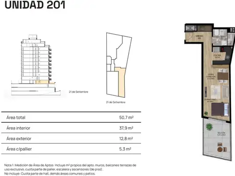 VENTA MONOAMBIENTE BALCÓN PUNTA CARRETAS POZO
