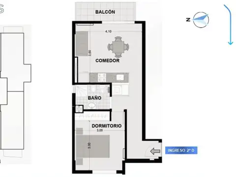 Departamento en Venta con 1 cocheras