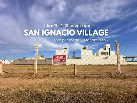 Lote Apto Duplex, San Ignacio Village